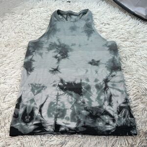 Lululemon Swiftly Tech Tank 2.0 *Wash Shibori Stripe Graphite Grey